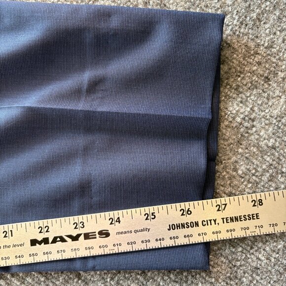 Michael Strahan 2-Piece Blue Wool Blend Wedding Suit Men's 44R 40x32 - Picture 13 of 16